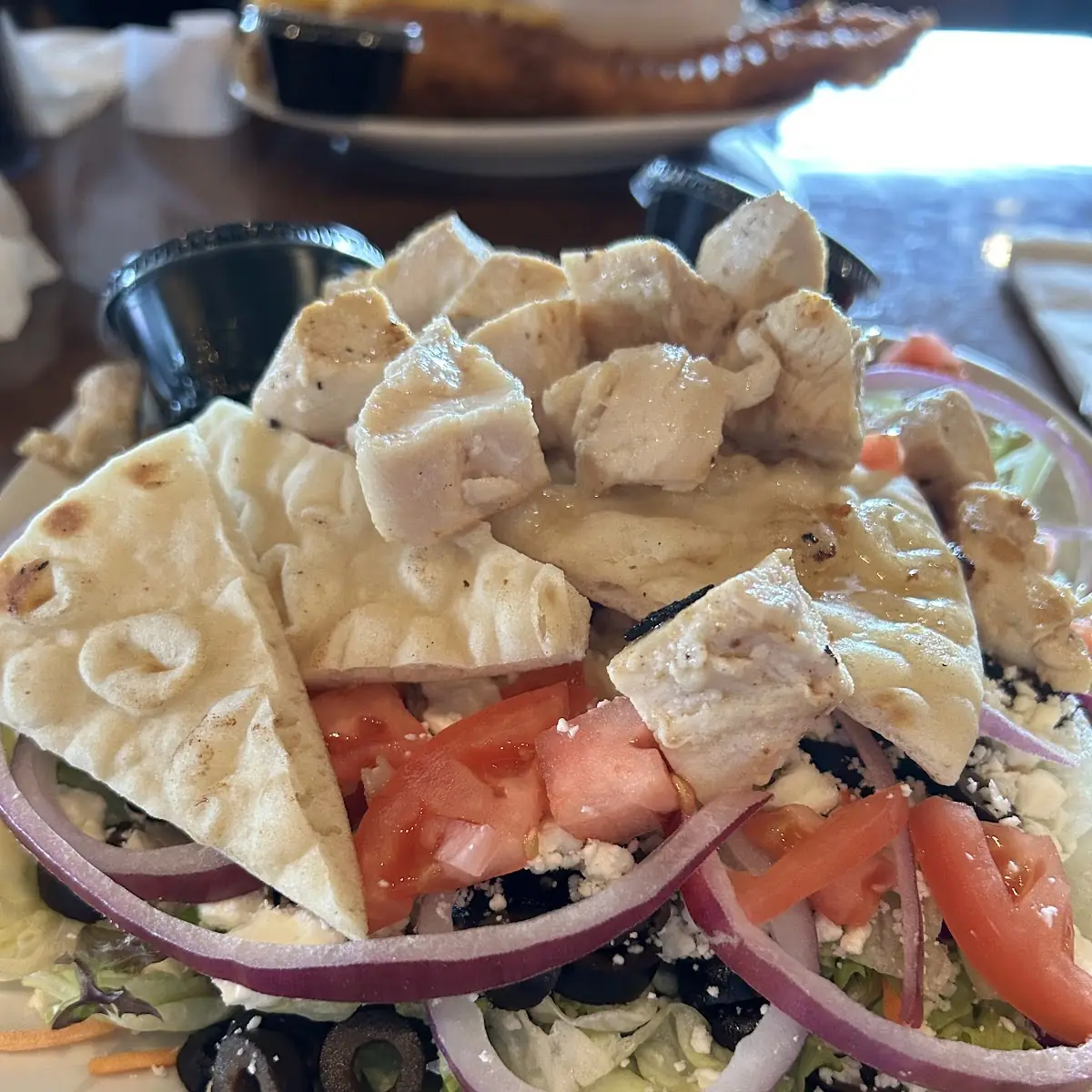 Greek Salad with Chicken