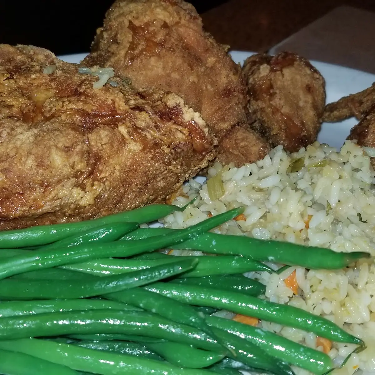 Fried Chicken Dinner Plate