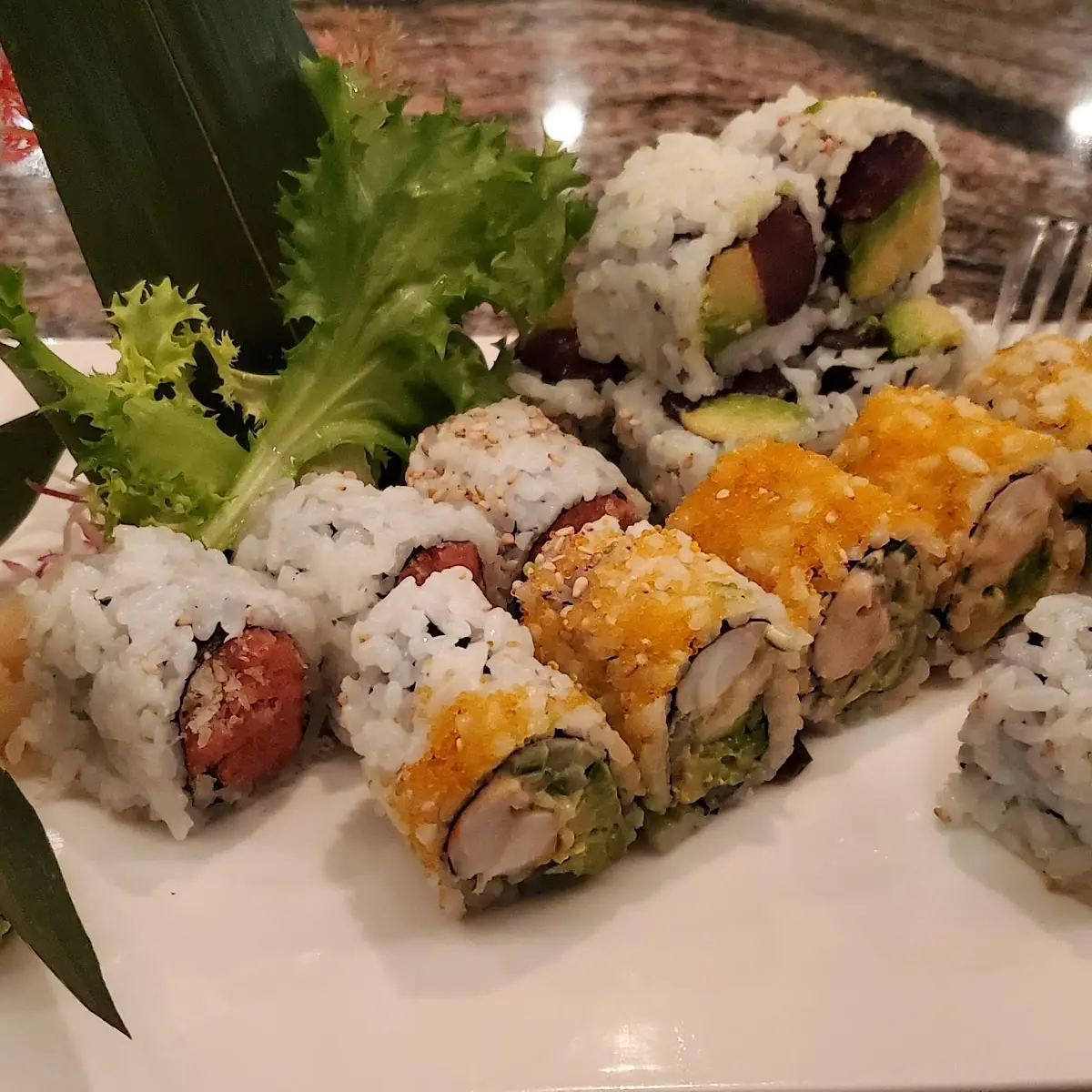 Avocado Tuna Roll Shrimp Roll Spicy Tuna Roll