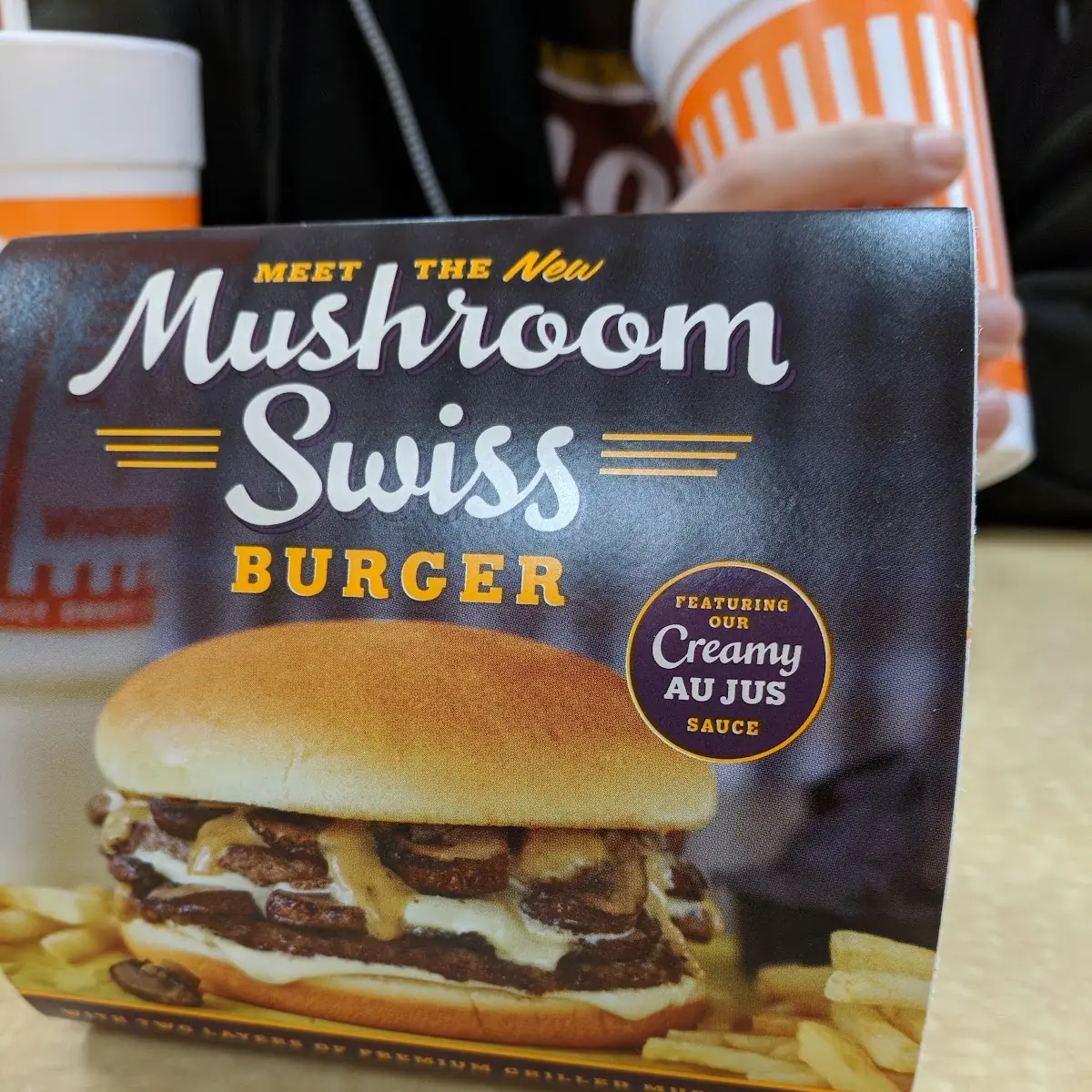 Mushroom Swiss Burger