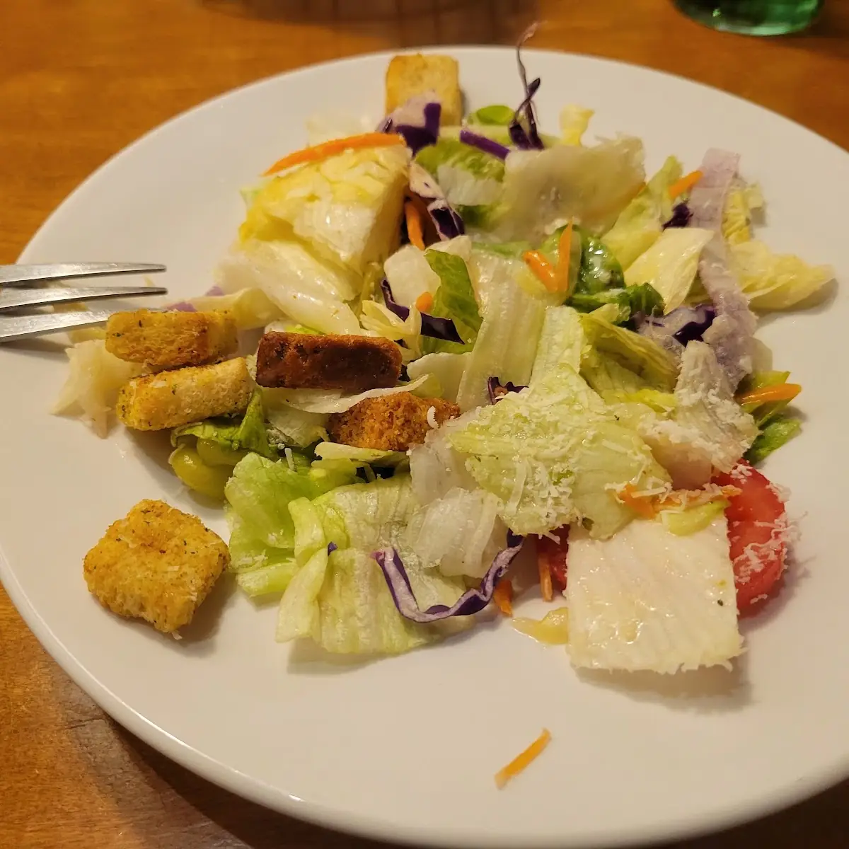 Salad and Bread Sticks