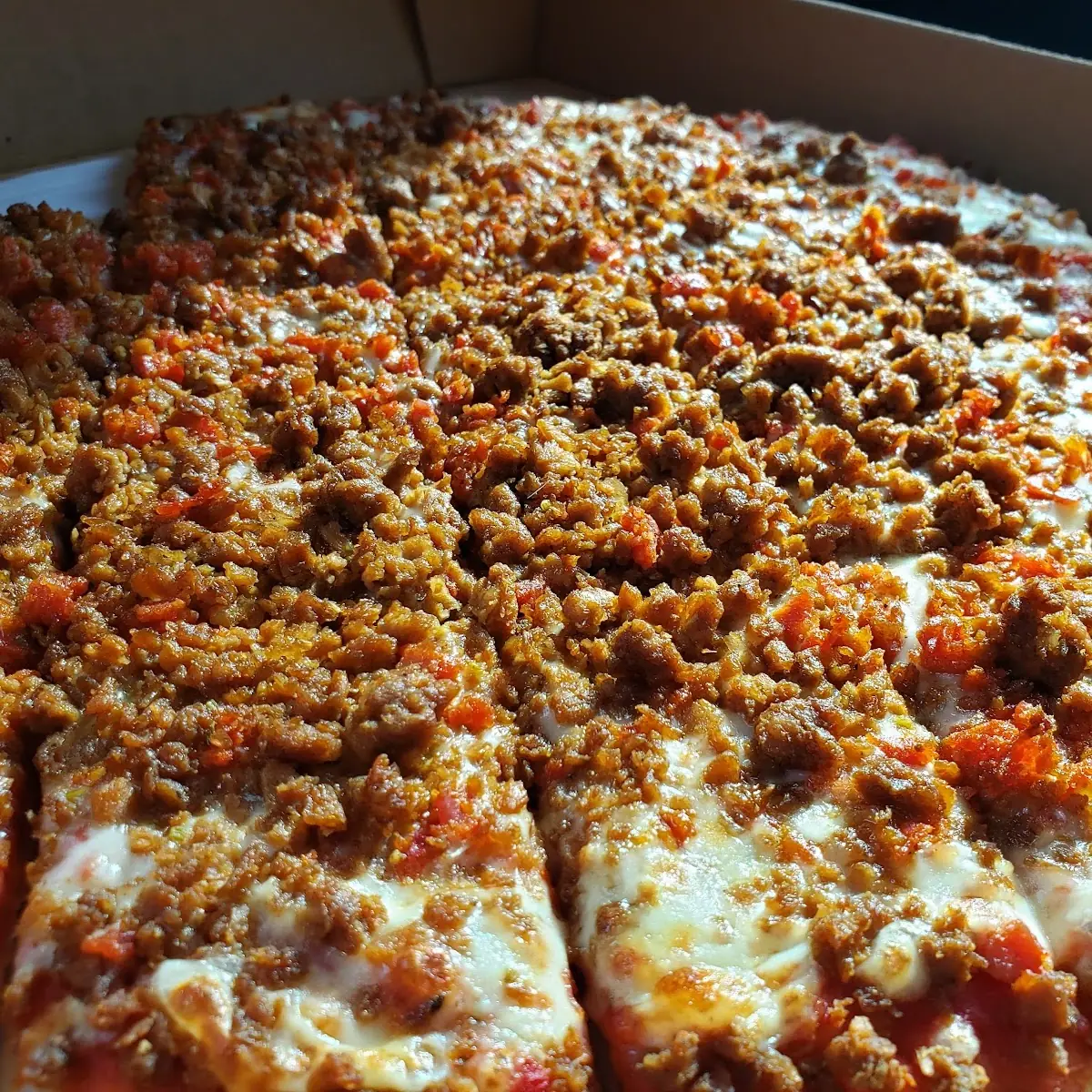 Pepperoni Sausage and Cheese Pizza