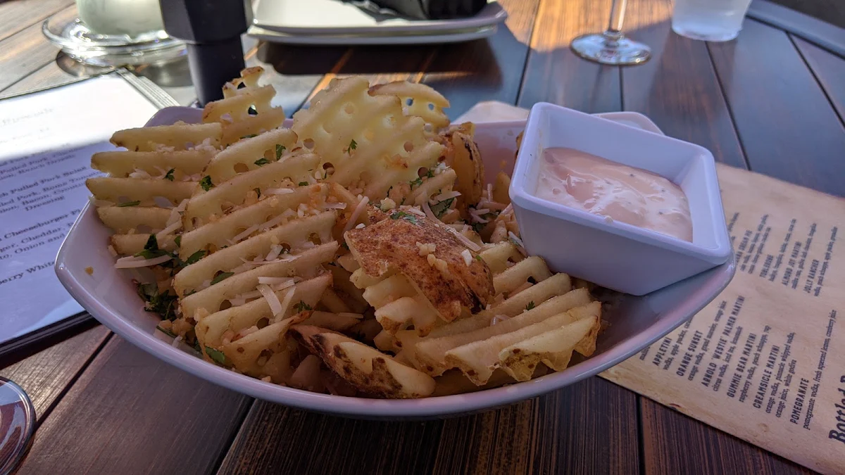 Waffle Fries with Garlic Aioli