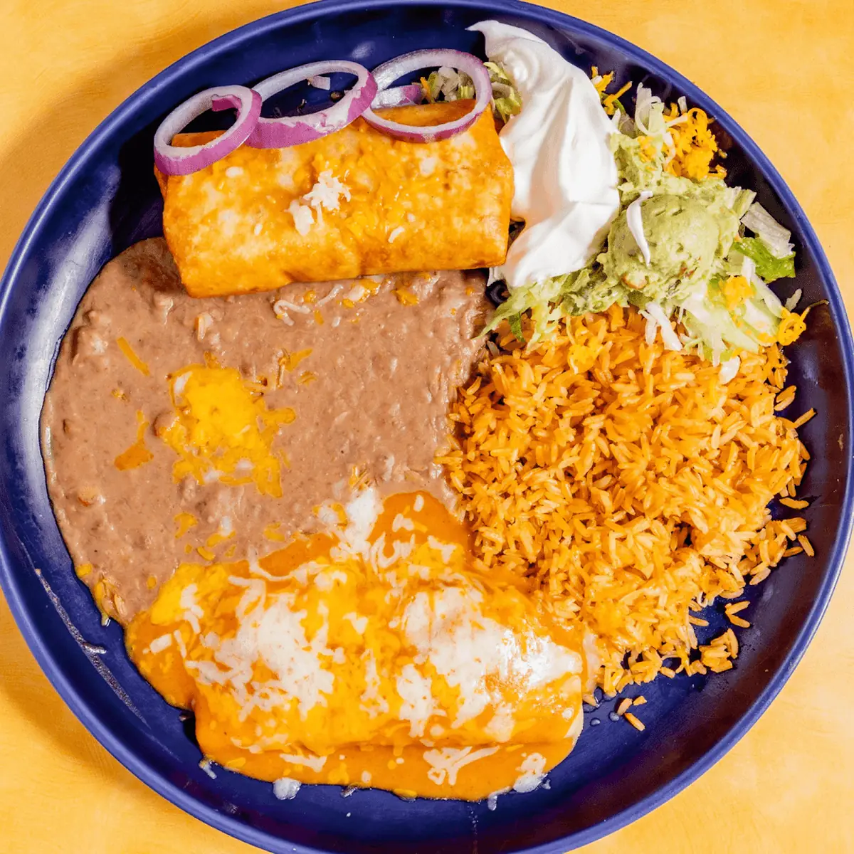 Chile Relleno and Enchilada