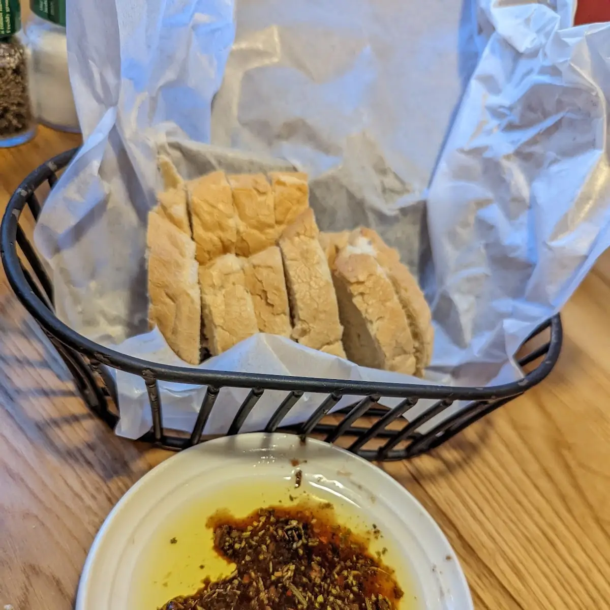 New Bread and Dipping Sauce Trio