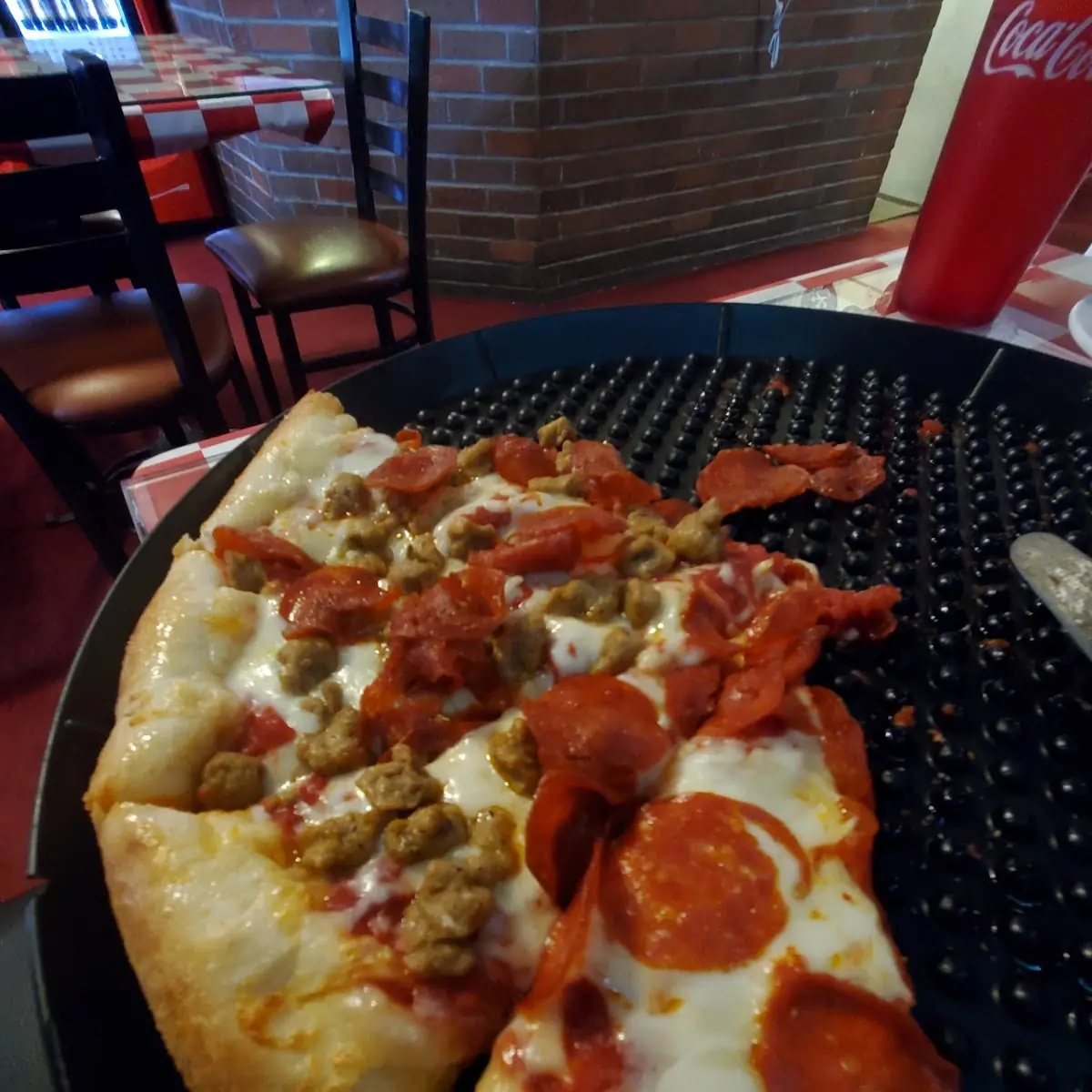 Pepperoni and Sausage Pizza