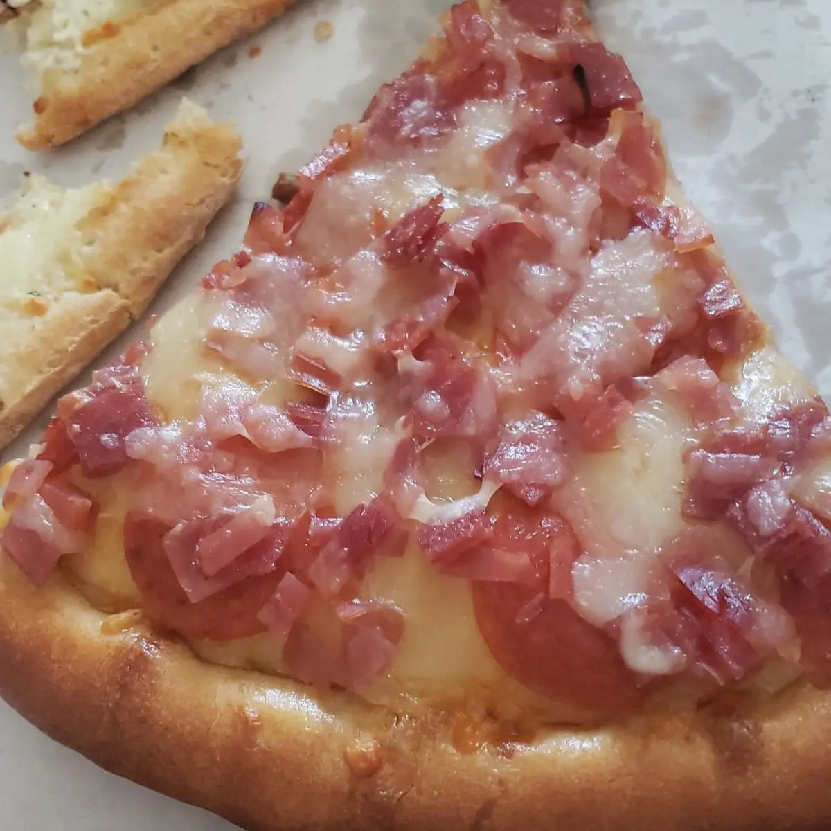 Ham and Cheese Pizza