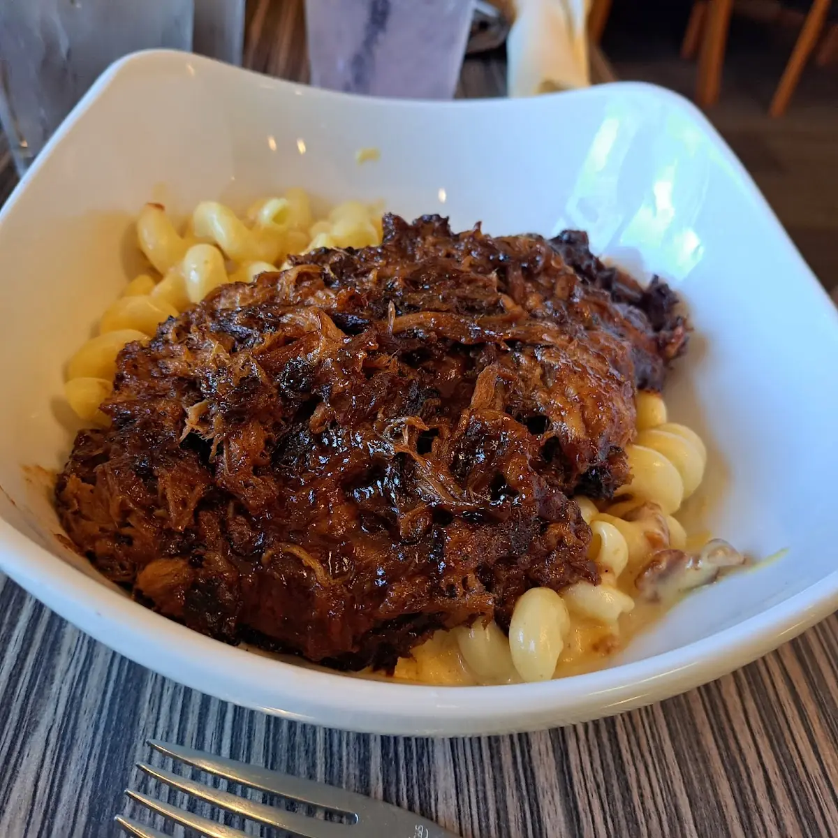 Pulled Pork Mac and Cheese
