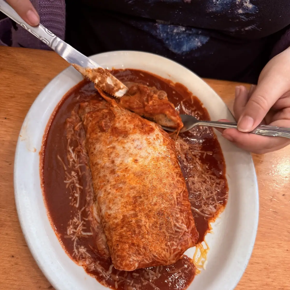 Chile Colorado Burrito