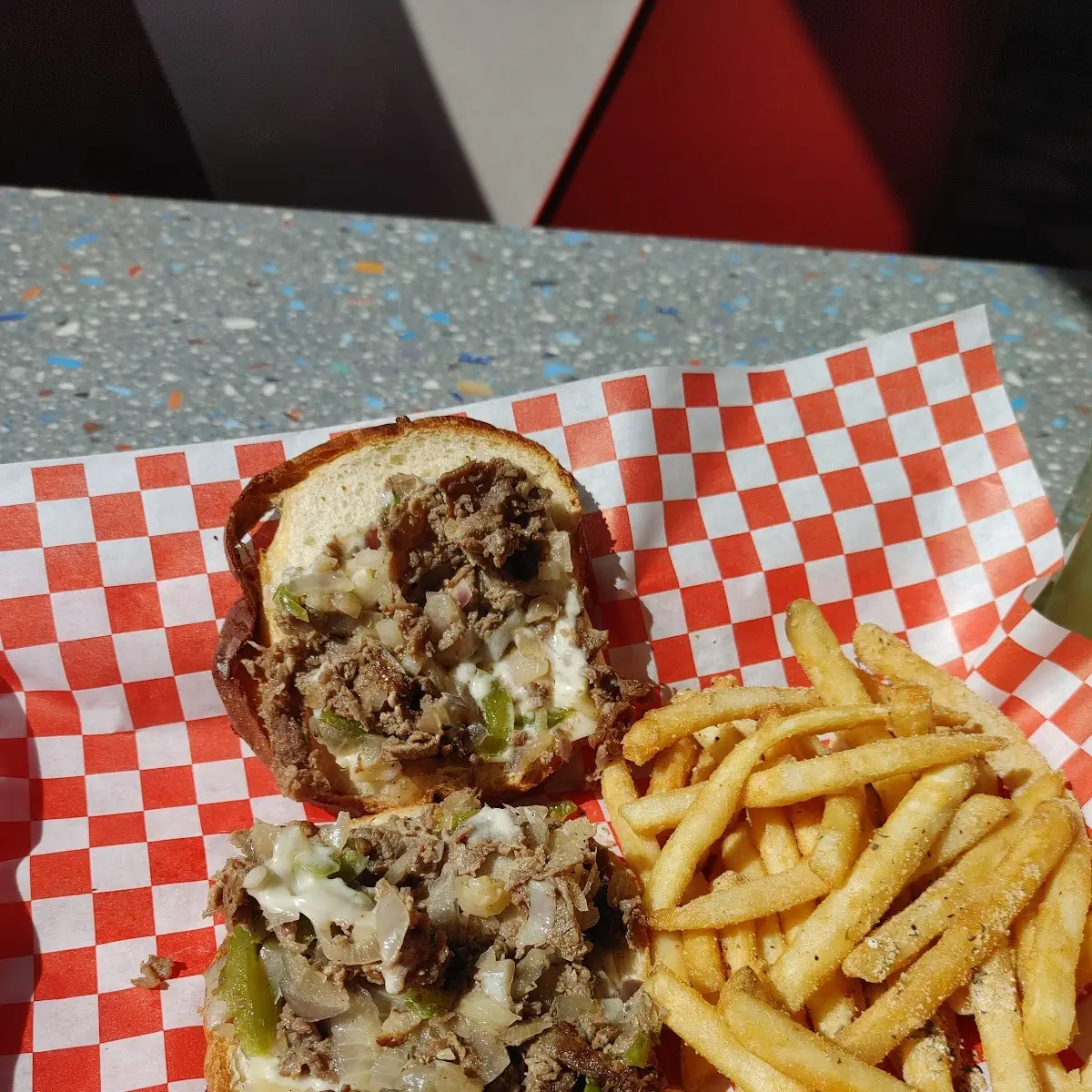 Philly Cheese Steak Sandwich