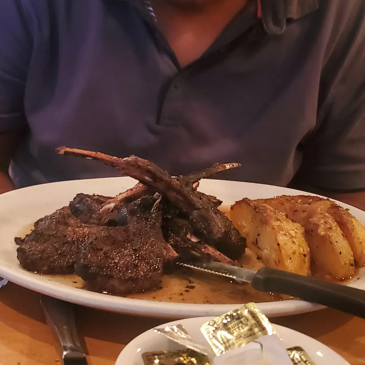 Pork Chops, Char-Grilled