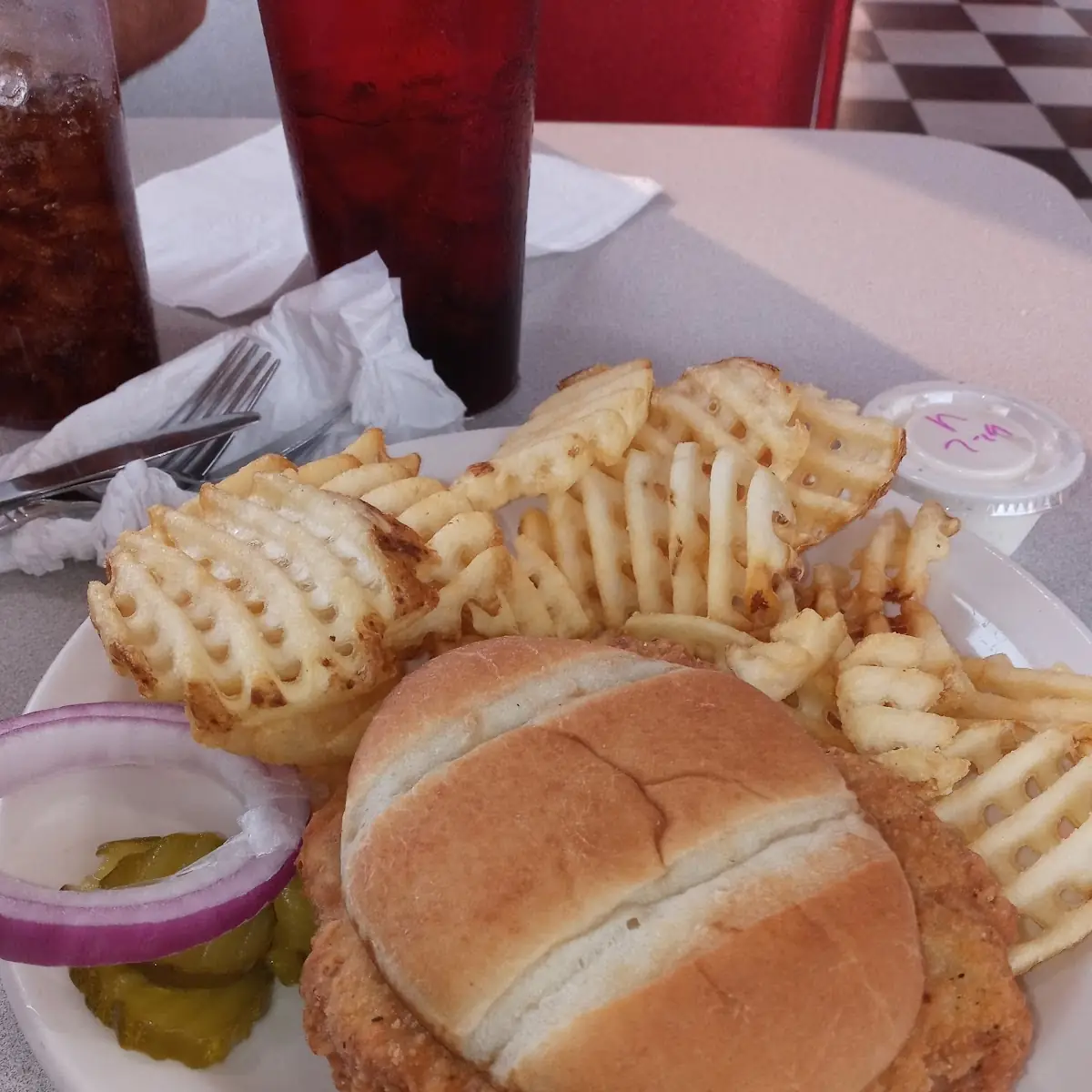 Pork Chop Sandwich
