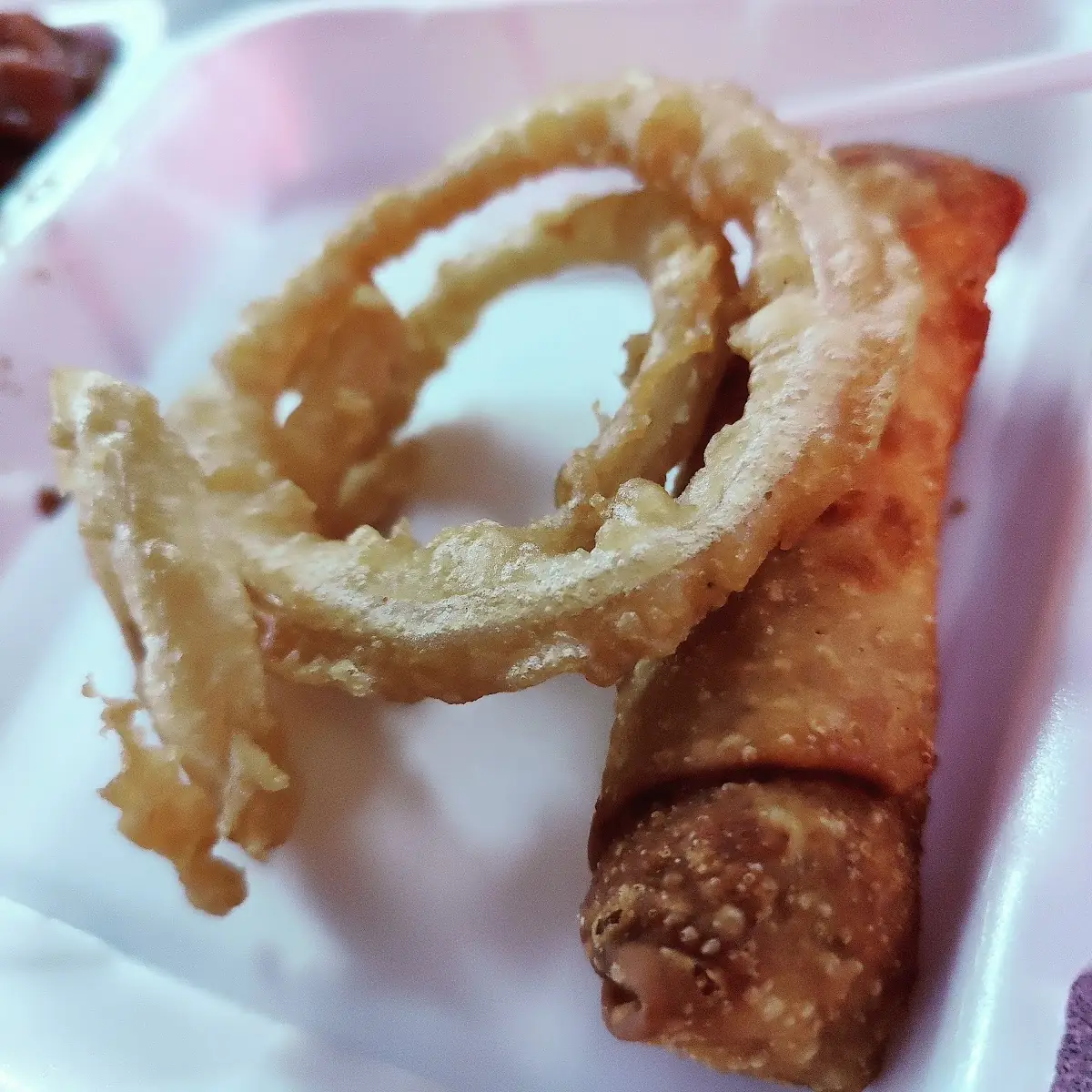 Sides Onion Rings Egg Roll