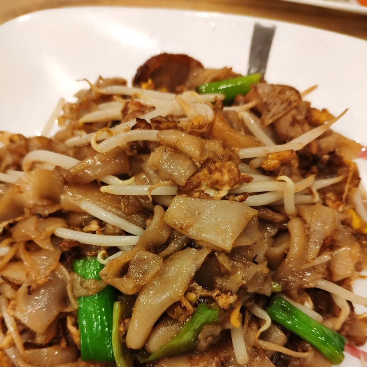 Pan Fried Rice Noodles with Duck