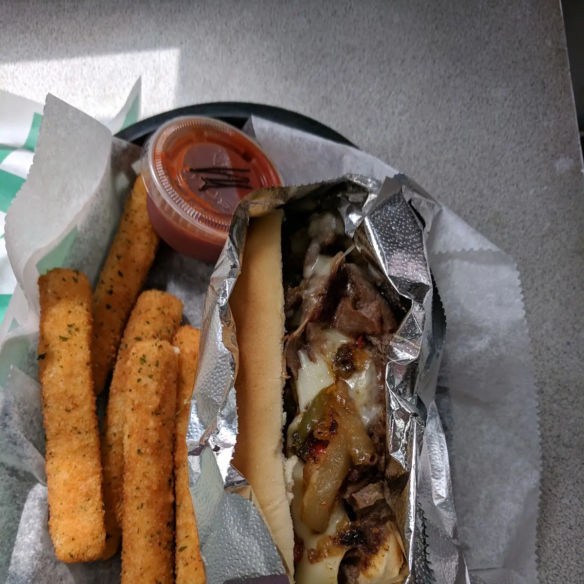 Philly Steak Cheese Cheese Sticks