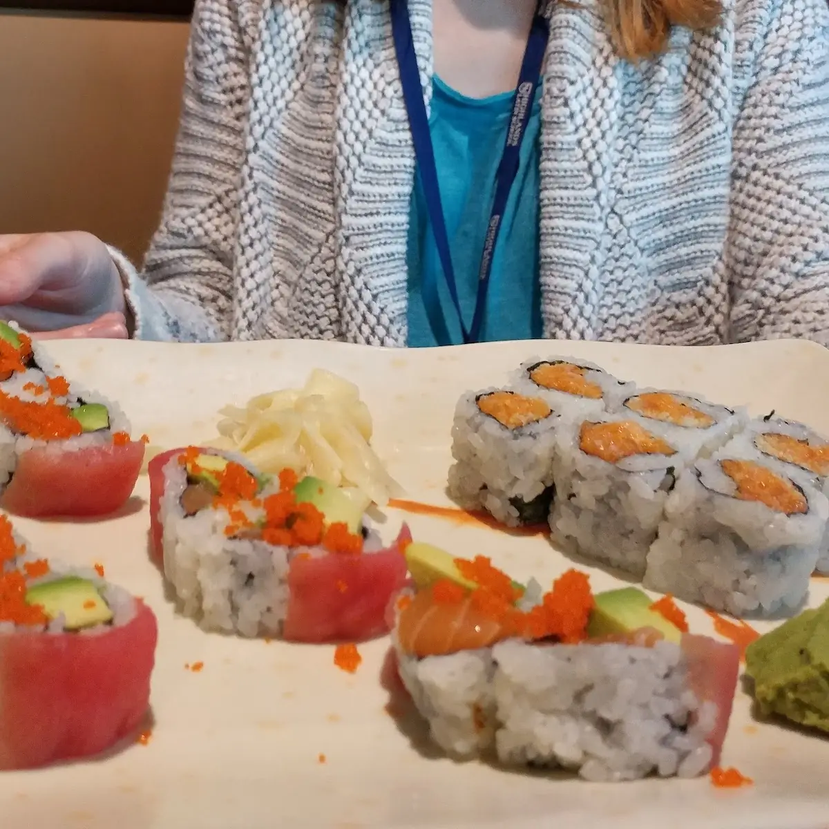 Cherry Blossom Roll Spicy Salmon Roll