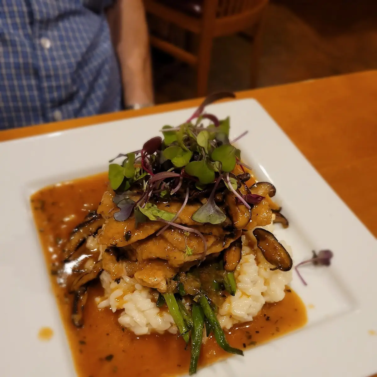 Veal Marsala with Risotto