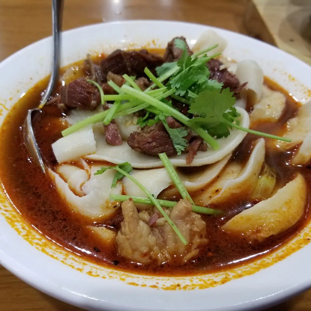 Sichuan Knife Cut Beef Noodle Soup