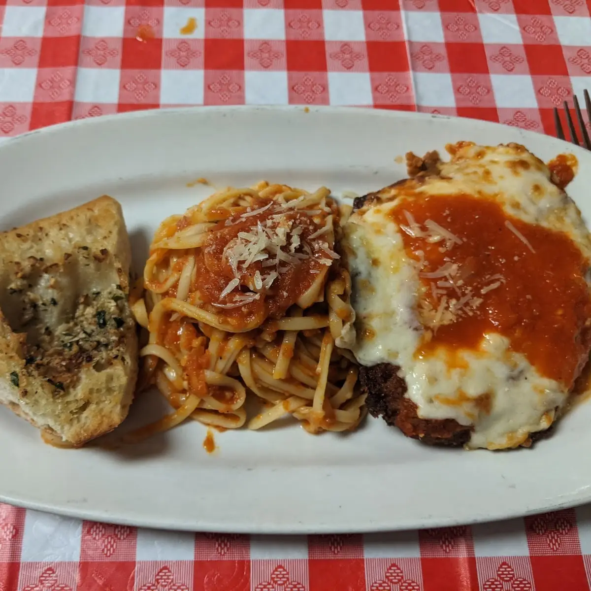 Chicken Parmigiana Dinner