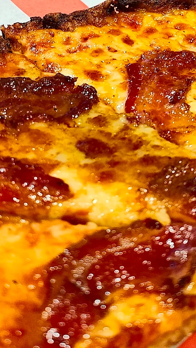 Bacon and Extra Cheese Pizza