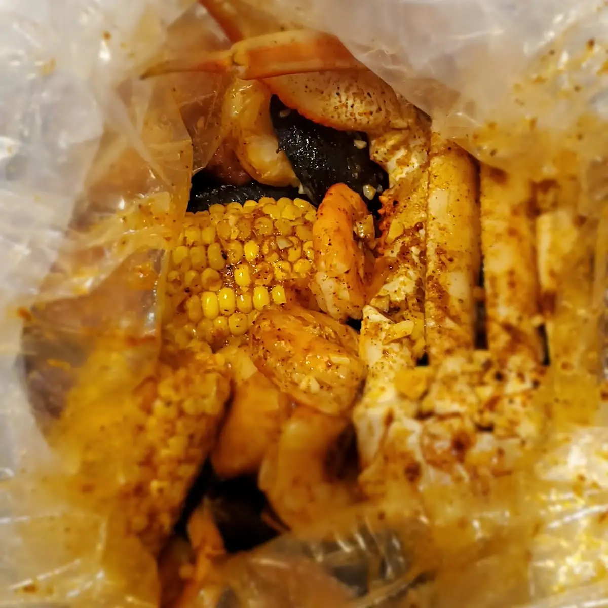 Seafood Combo a with 1 2 lb Black Mussels