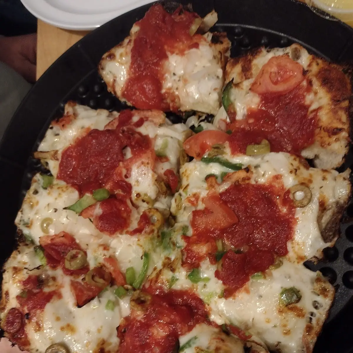 Veggie Deep Dish Pizza