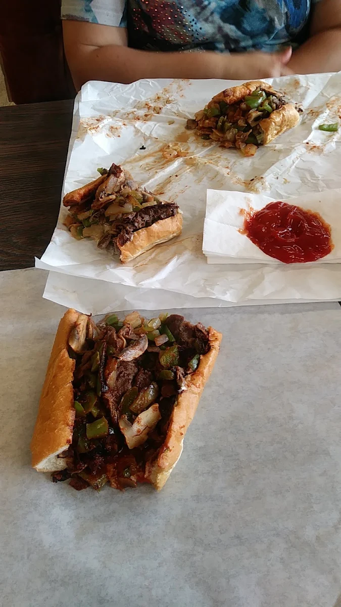 Pepper Mushroom Cheese Steak Bomb It