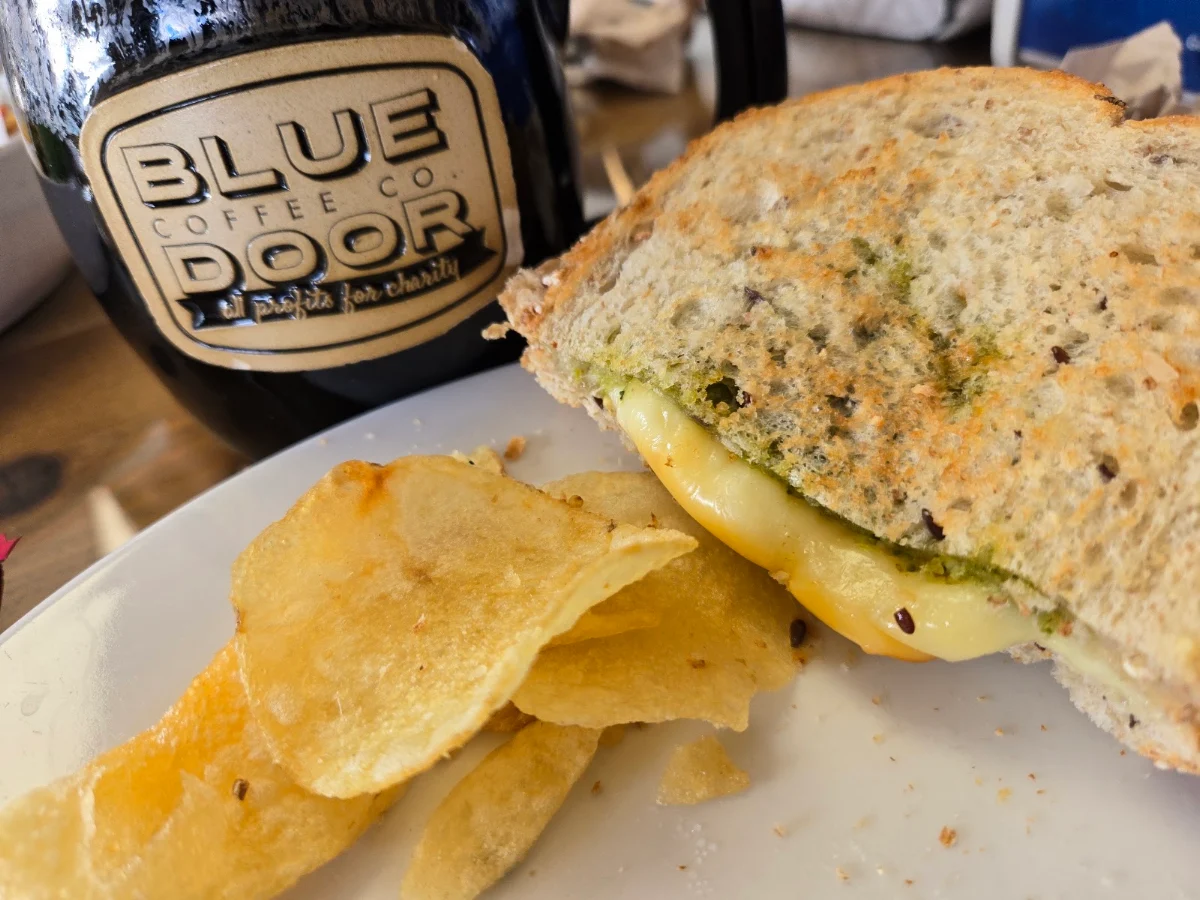 Pesto Grilled Cheese