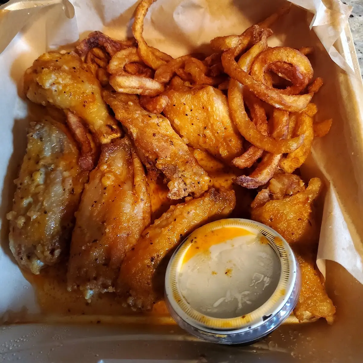 Garlic Parmesan Wings Combo