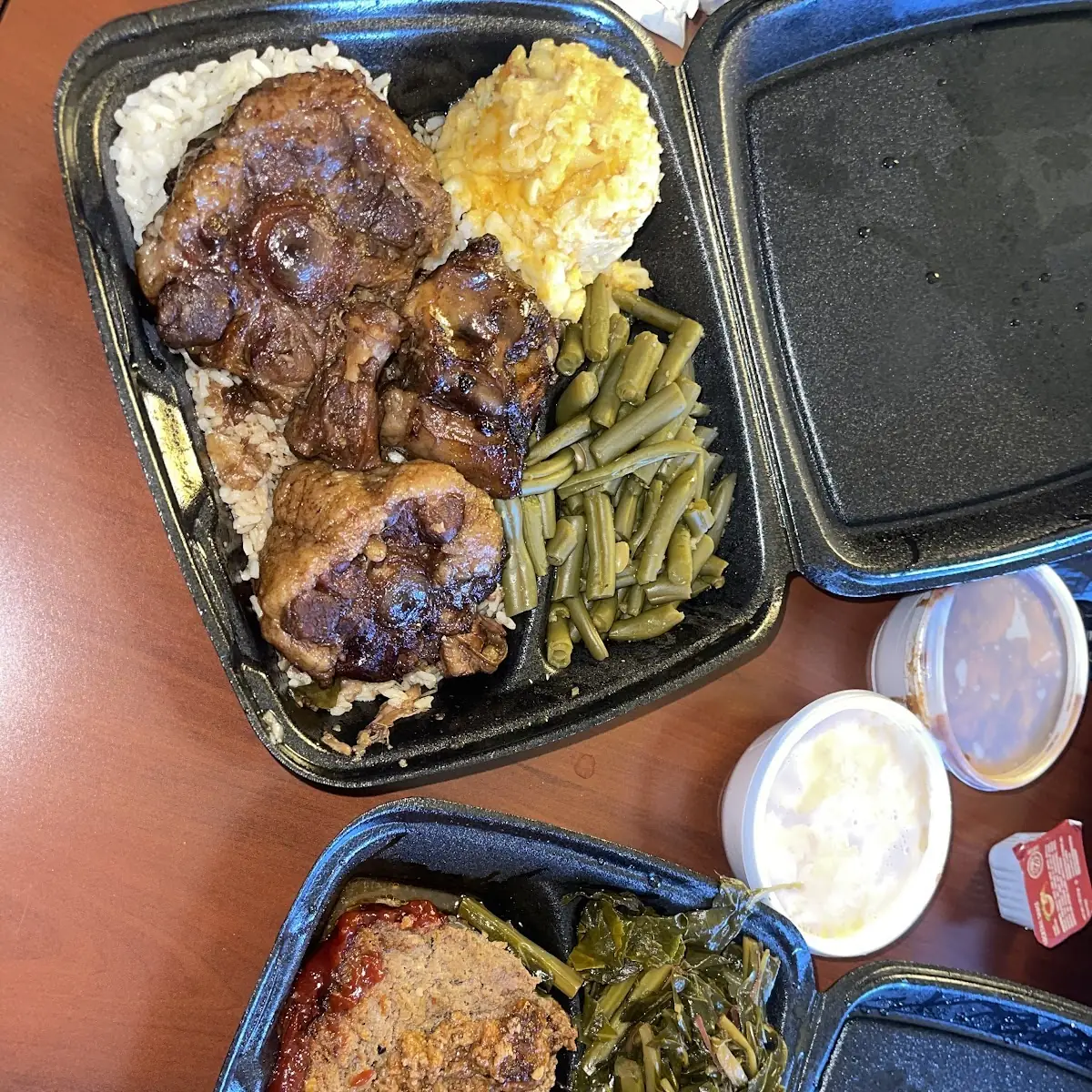Fried Fish with Collard Greens