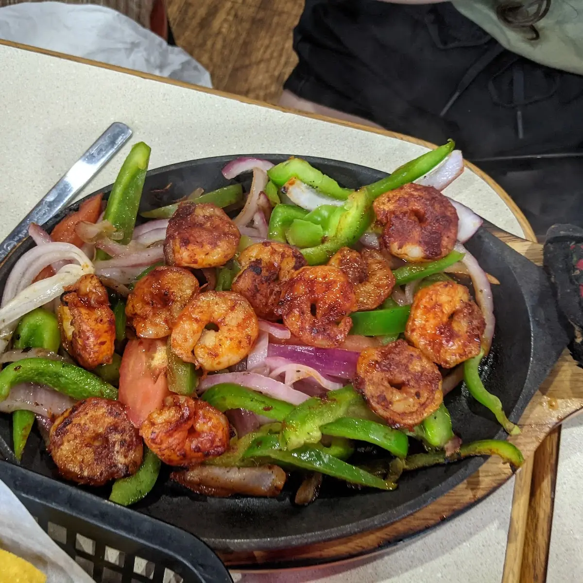 Shrimp Fajitas