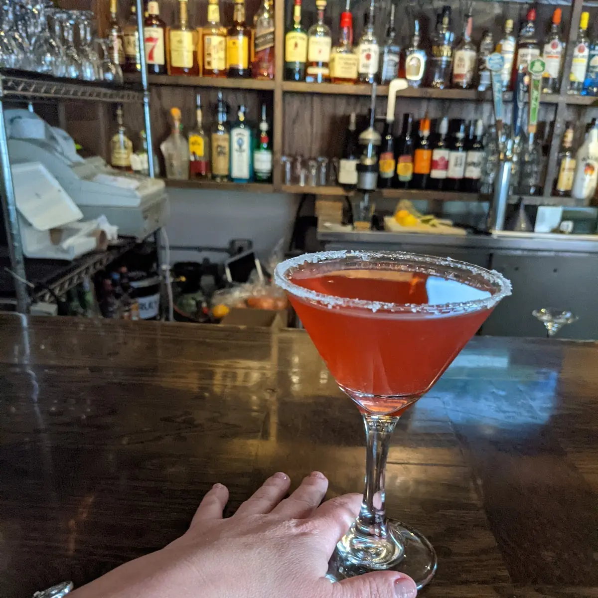 Huckleberry Lemon Drop Martini