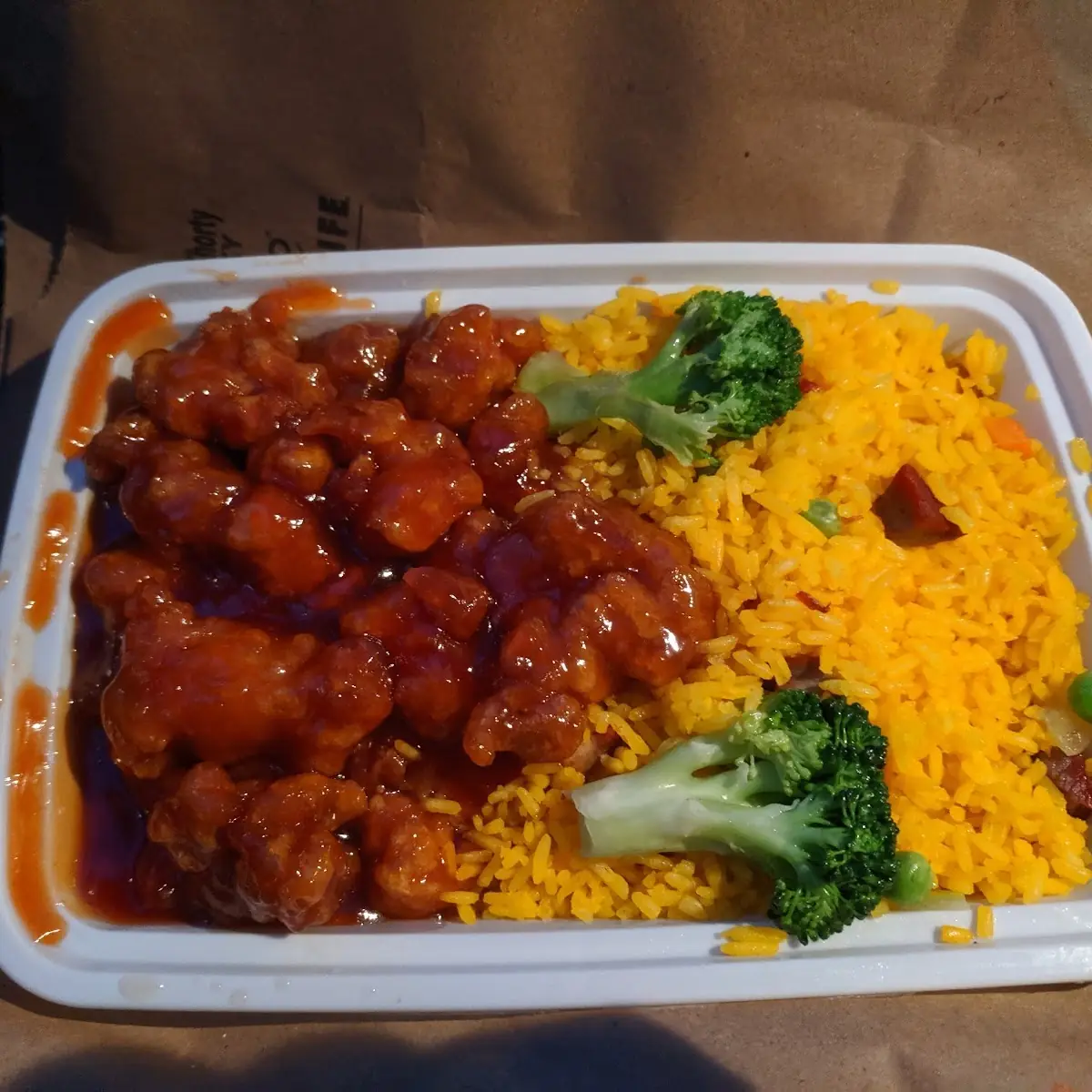 Orange Chicken & Fried Rice