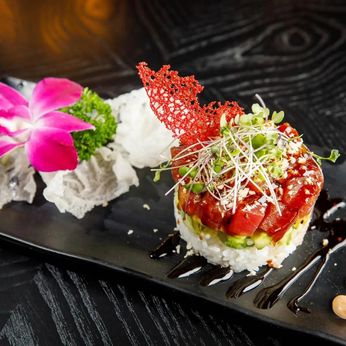 Ahi Poke Stack