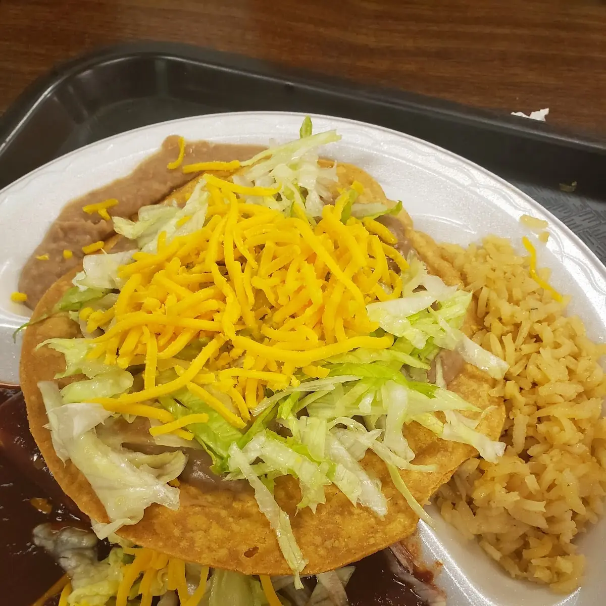 Shredded Beef Tostada
