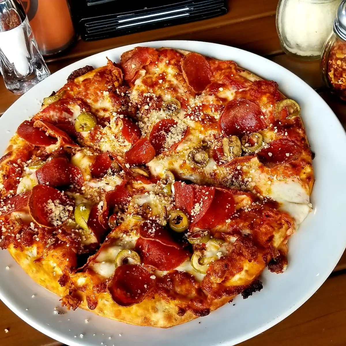 Pepperoni and Sausage Pizza