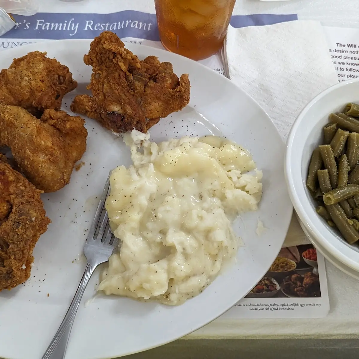 Fried Chicken Dinner