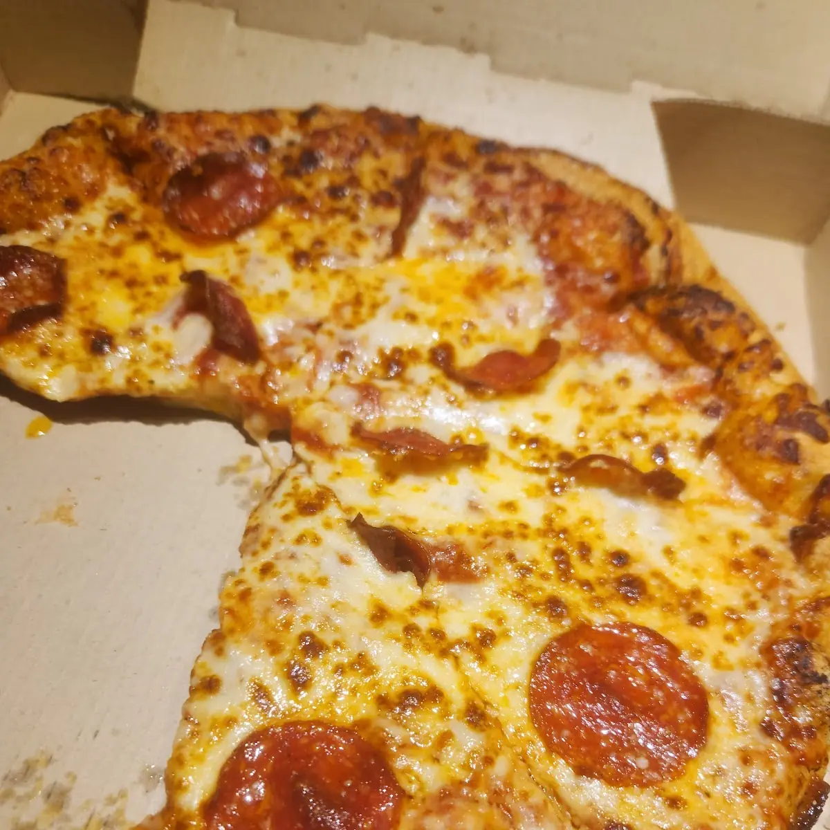 Pepperoni Pizza Butter Cheese Crust
