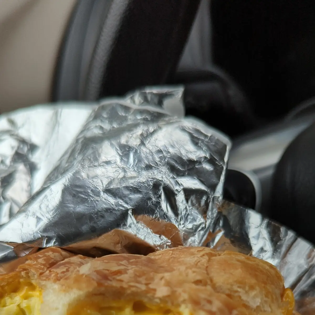 Sausage Egg and Cheese Croissant Sandwich