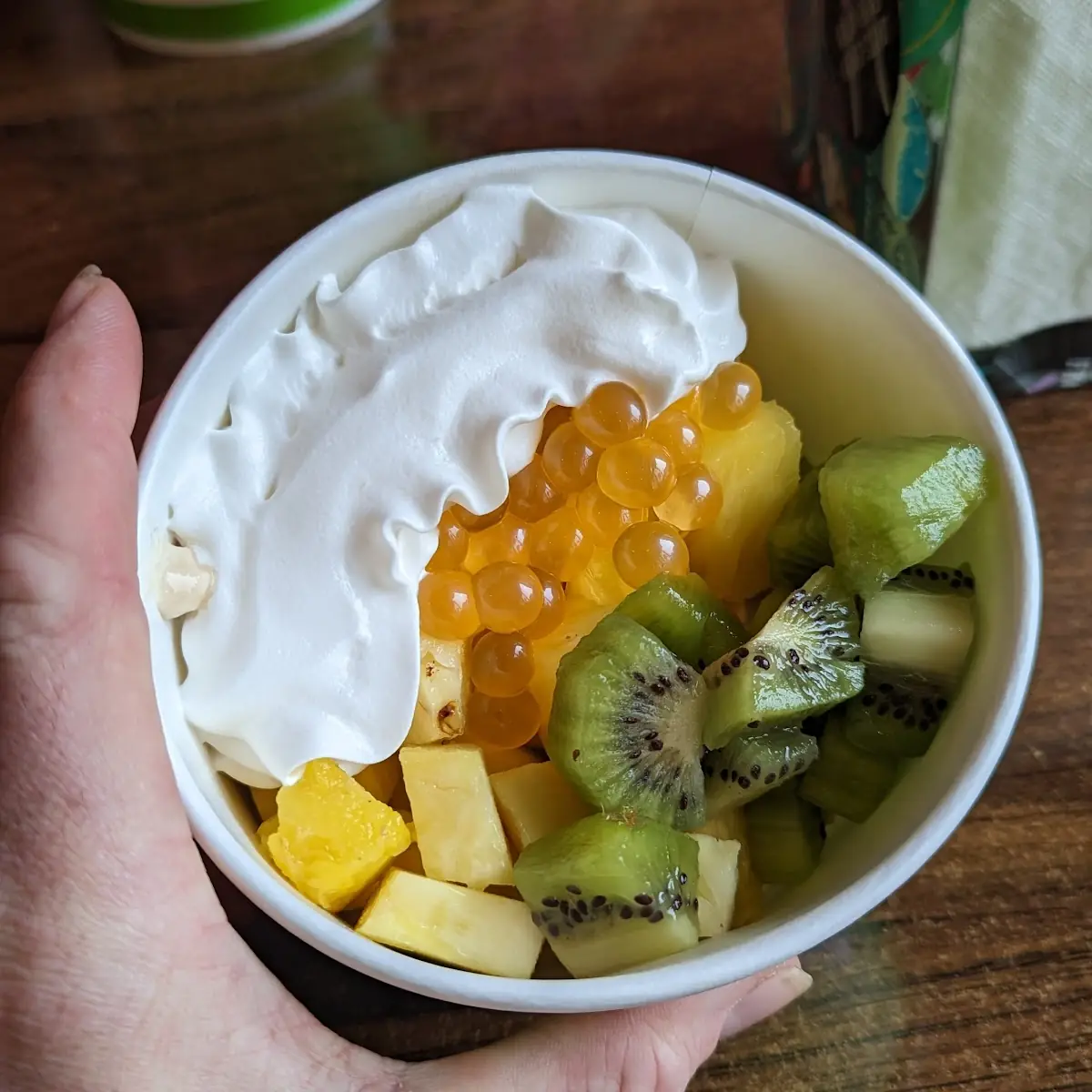 Frozen Yogurt Kiwi Pineapple