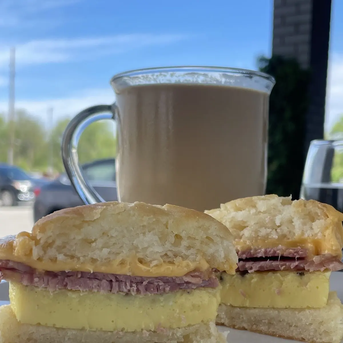 Biscuit Sandwich - Ham & American Cheese