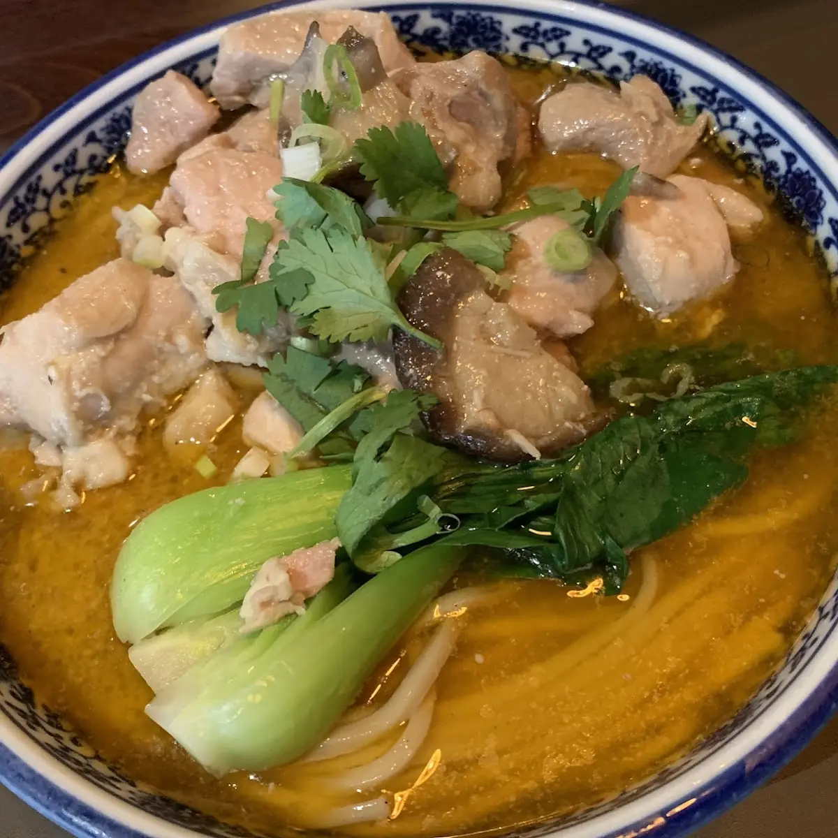 Chicken and Mushroom Noodle Soup