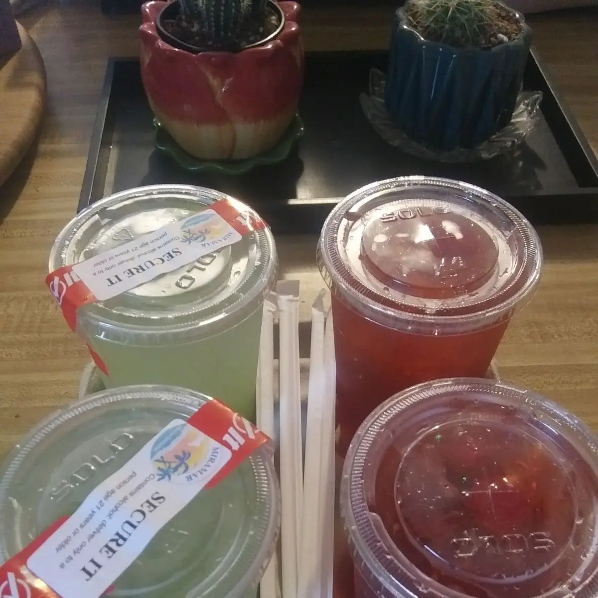 Margaritas to Go and Shirley Temples