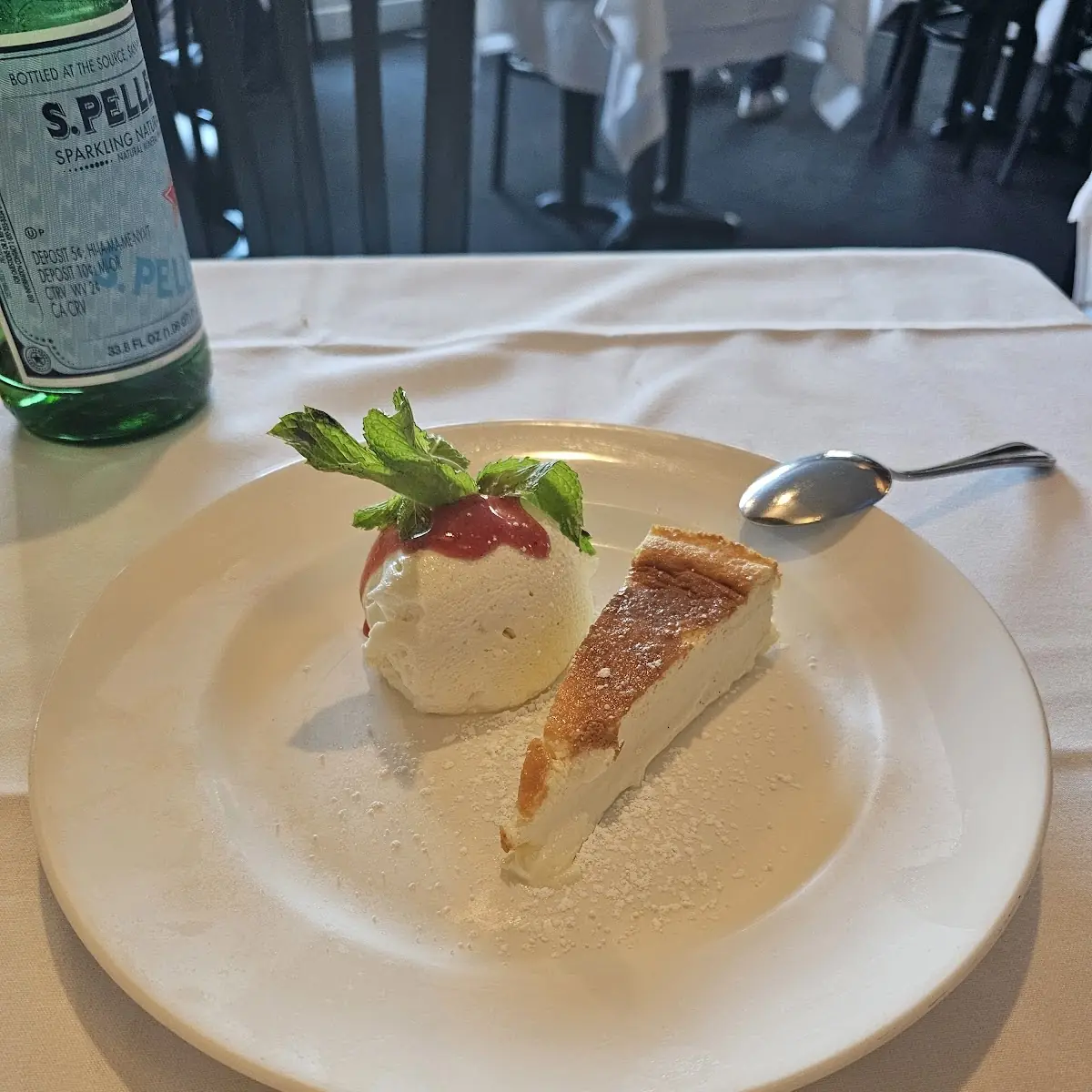 Italian Cheesecake Slice