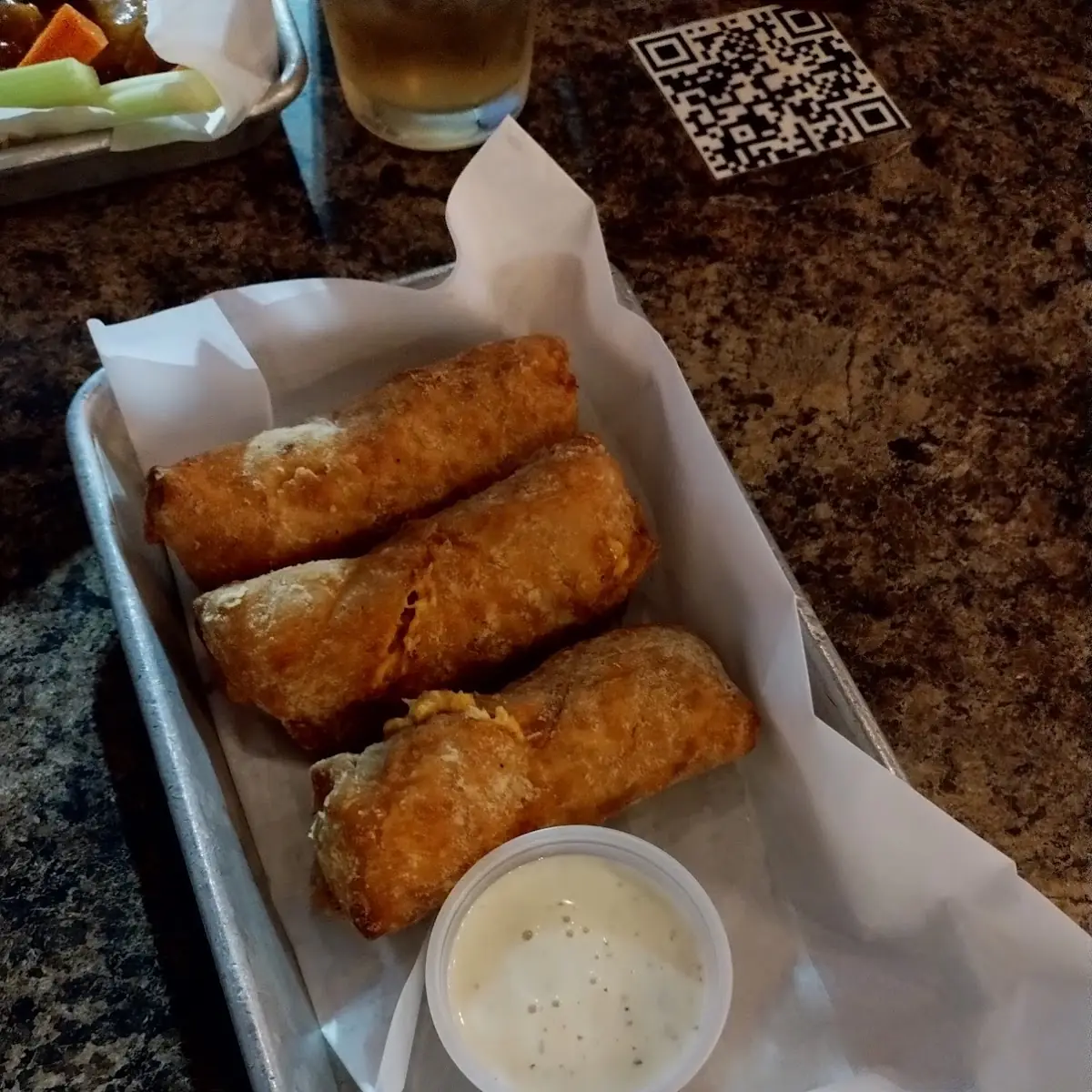 Buffalo Chicken Eggrolls