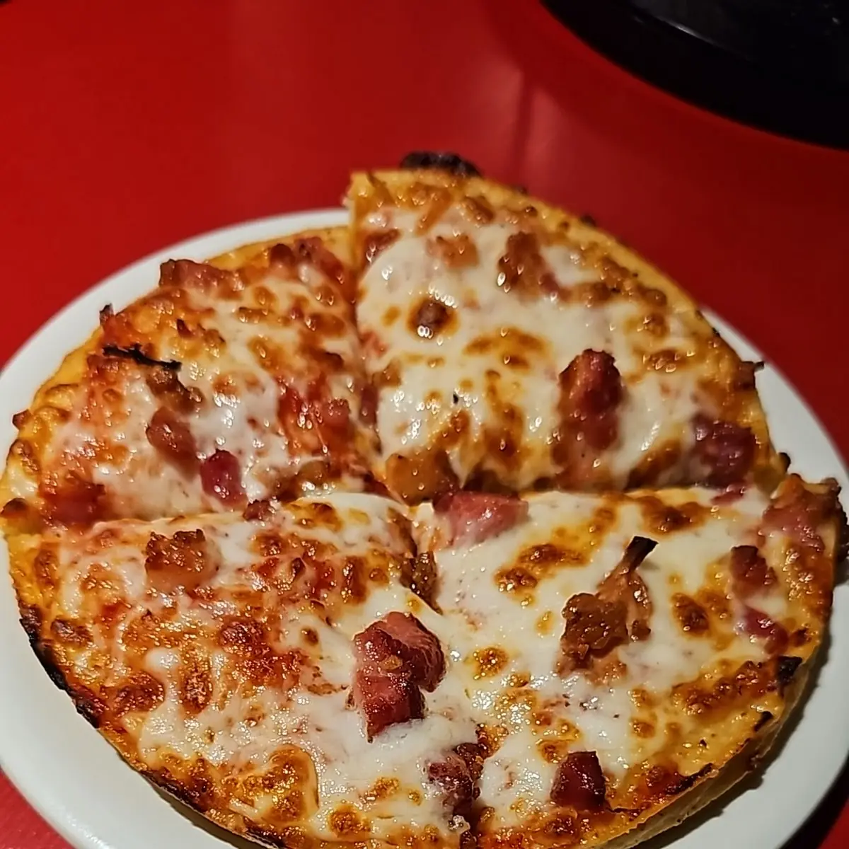 Personal Pan Pizza Bacon Pizza