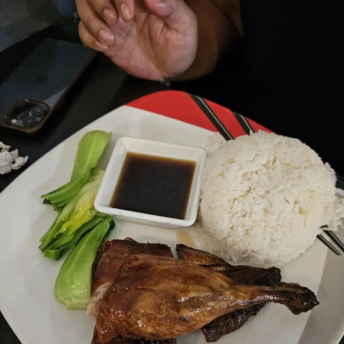C10 Crispy Duck with Rice Com Vit Quay