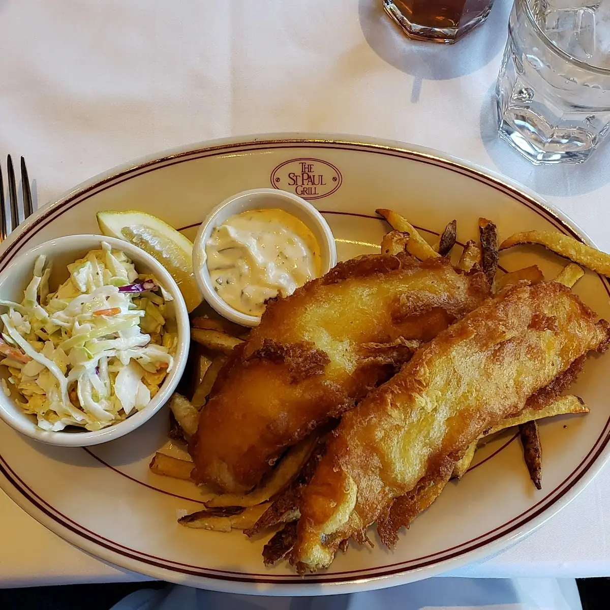 Beer Battered Walleye with Fries