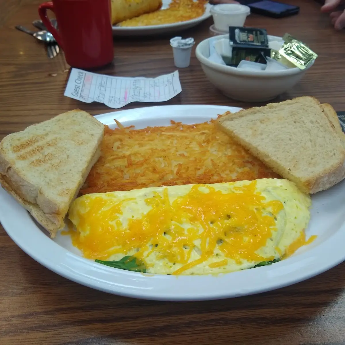 Spinach Omelette