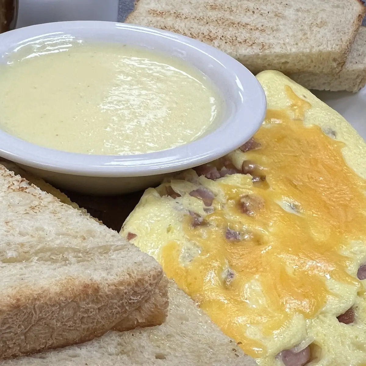 Triple Meat Omelette